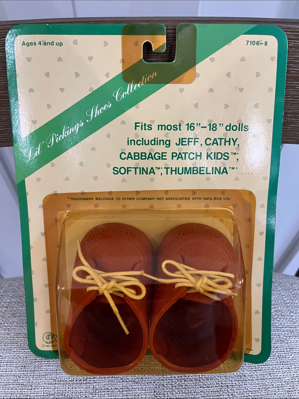Gata Lil' Pickings Shoe’s Collection- Brown Doll Shoes - Fits Most 16"–18" Dolls